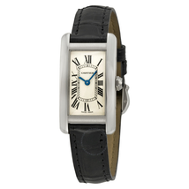 Cartier Tank Americaine 18 kt White Gold Ladies Watch W2601956