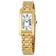 Cartier Tank Americaine 18kt Yellow Gold Ladies Watch W26015K2
