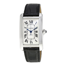 Cartier Tank Americaine Automatic Silver Dial Men's Watch W2609956