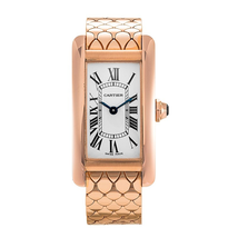 Cartier Tank Americaine Silver Dial Ladies Watch W2620031