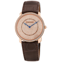 Cartier Ronde Louis 18K Pink Gold Diamond Dial Unisex Watch WR007008