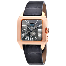 Cartier Santos Dumont Gray Galvanized Flinque Dial Men's Watch 5089G-030