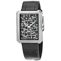 Chanel Boy-Friend Tweed Pattern Dial Ladies  Watch H6128
