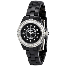 Chanel J12 Black Ceramic Quartz Ladies Watch H2571