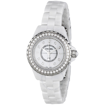 Chanel J12 Mother of Pearl White Ceramic Ladies Watch H2572