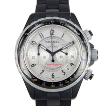 Chanel Superleggera Black Ceramic Chronograph Men's Watch H2039