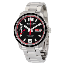 Chopard Millie Miglia GTS Automatic Black Dial Silver Stainless Steel Men's Watch 158566-3001