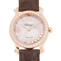 Chopard Happy Sport Automatic Diamond Ladies Watch 274893-5010