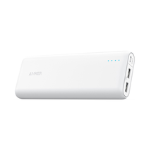 Anker PowerCore 20100 - 20000mAh Ultra High Capacity Power Bank with Powerful 4.8A Output, PowerIQ Technology for iPhone, iPad and Samsung Galaxy and More (White)