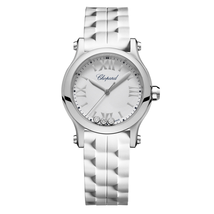Chopard Happy Sport White Dial Ladies Watch 278590-3001