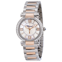 Chopard Imperiale Mother of Pearl Dial Steel and 18kt Rose Gold Ladies Watch 388541-6004