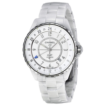 Chanel J12 Automatic GMT White High-Tech Ceramic Ladies Watch H3103