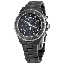 Chanel J12 Black Ceramic Unisex Watch H2419