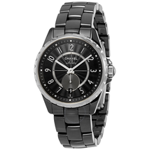 Chanel J12 Automatic Black Dial Watch H3836