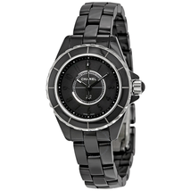 Chanel J12 Black Dial Ladies Watch H4196