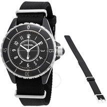 Chanel J12 Black Dial Ladies Watch H4657