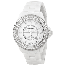 Chanel J12 Diamonds Date Automatic Ceramic Watch H2013