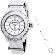 Chanel J12 White Dial Ladies Watch H4656