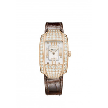 Chopard La Strada Quartz Mother of Pearl Diamond Dial 18K Rose Gold Ladies Watch 419403-5004
