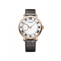 Chopard L.U.C 1963 White Porcelain Dial 18k Rose Gold Automatic Men's Watch 161963-5001