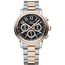 Chopard Mille Miglia Chronograph Black Dial 18 Carat Rose Gold Automatic Men's Watch 158511-6002