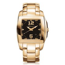 Chopard Two O Ten Black Dial 18kt Rose Gold Ladies Watch 117468-5001