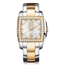 Chopard Two O Ten Mother of Pearl Dial Diamond Two Tone Ladies Watch 108473-9001