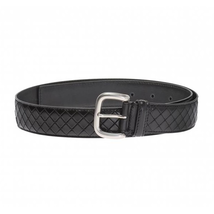 Bottega Veneta Black Intrecciato Belt 261362 VQ246 1000