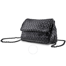 Bottega Veneta Ladies Flat Crossbody bag Vanessa Black Bv Vane Mn Chain Pouch 310774 V0016 8175