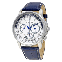 Citizen Calendrier Eco-Drive White Dial Men's Watch BU2020-02A
