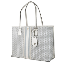 Tory Burch Gemini Link Canvas Tote- New Ivory Gemini Link 53303-068