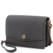 Tory Burch Robinson Convertible Mini Shoulder Bag- Black 54281-001