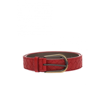 Bottega Veneta Ladies Belt Red 30Mm Intr Gd Buck Size 90 Cm 451863 VO0A7 6411