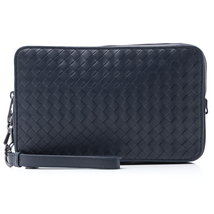 Bottega Veneta Men's Leather Pouchette Dark Blue Bv Trav Os Multifunction 391670 V4651 4013
