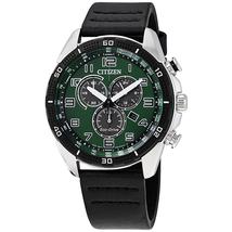 Citizen AR Chronograph Green Dial Men's Watch AT2441-08X