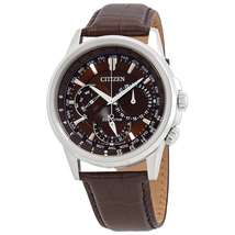 Citizen Calendrier World Time Brown Dial Men's Watch BU2020-29X