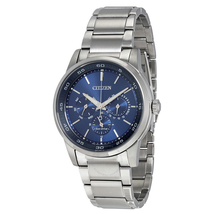 Citizen Eco-Drive Multi-Function Blue Dial Men's Watch BU2010-57L