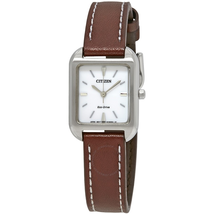 Citizen Silhouette White Dial Ladies Watch EM0490-08A