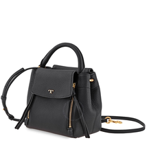 Tory Burch Ladies Flat Crossbody bag Halfmoon Black Half-Moon Cross-Body 45217-001