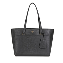 Tory Burch Robinson Small Tote- Black / Royal Navy 48380-018