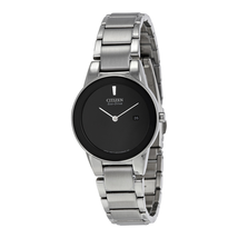 Citizen Axiom Eco Drive Black Dial Ladies Watch GA1050-51E