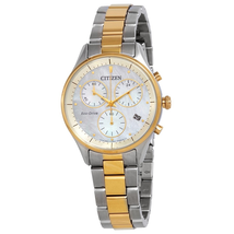 Citizen Chandler Chronograph Mother of Pearl Ladies Watch FB1444-56D