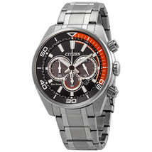 Citizen Chandler Eco-Drive Chronograph Black Dial Men's Watch CA4330-57E