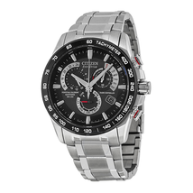 Citizen Eco Drive Chronograph Black Dial Men's Watch AT4008-51E