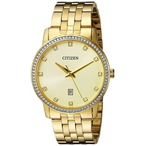 Citizen Gold-Tone Crystal Dial Men's Watch BI5032-56P