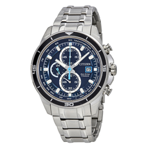 Citizen TI+IP Chronograph Blue Dial Men's Watch CA0349-51L
