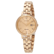 Citizen Chandler Light Brown Dial Ladies Watch EW2443-55X