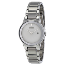Citizen Axiom Silver Dial Stainless Steel Ladies Watch GA1050-51A