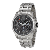 Citizen Chrono-Time A-T Eco-Drive Grey Dial Stainless Steel Men's Watch BY0100-51H