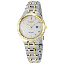 Citizen Corso White Dial Two-tone Ladies Watch EW2494-54A